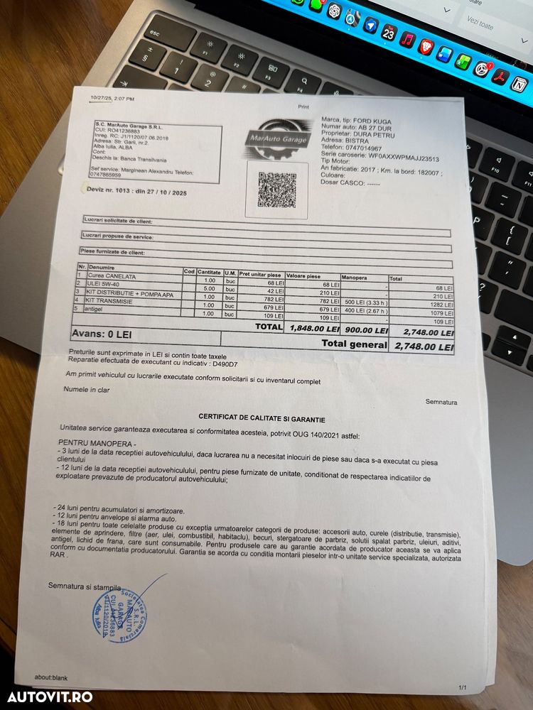 Ford Kuga 2.0 TDCi 4WD Powershift Trend - 12