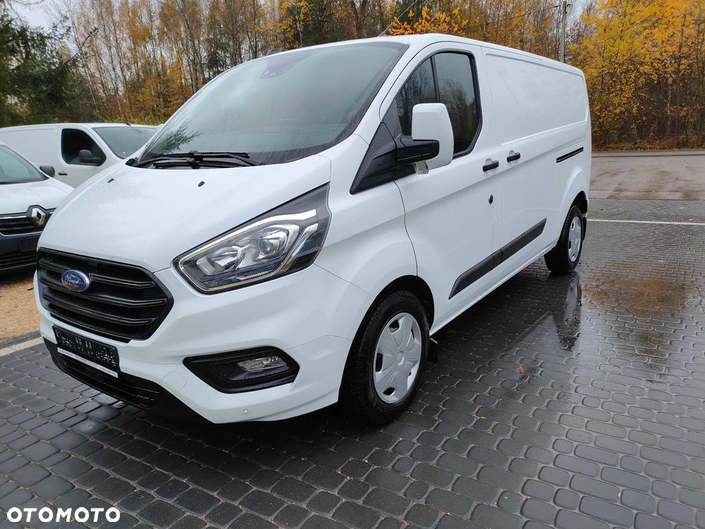 Ford TRANSIT CUSTOM 2020r 2,0 TDCI 130KM AUTOMAT L2H1 LONG DUBEL DRZWI EURO 6 LEDY CENA BRUTTO VAT 23% - 1