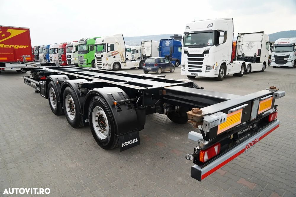 Kögel SEMIREMORCĂ CONTAINER / UNIVERSAL / SPATE EXTENSIBIL / PENTRU TOATE CONTAINERELE - 3