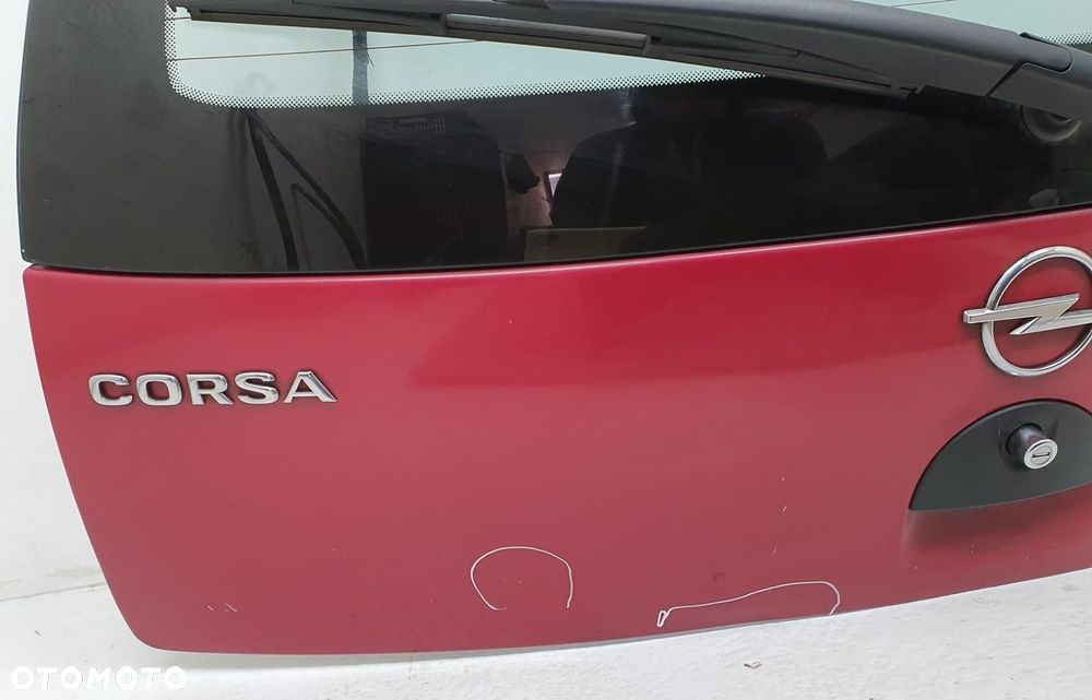 KLAPA BAGAŻNIKA TYLNA TYŁ Y573 OPEL CORSA C 5D LIFT - 7