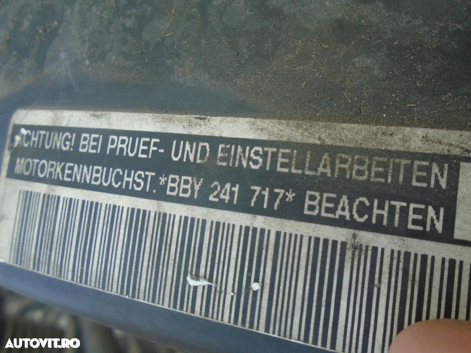 Motor Skoda Fabia 1.4 benzina BBY din 2003 fara anexe - 2