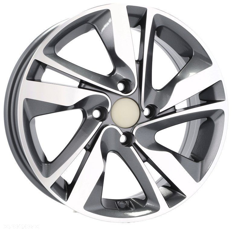 4x Felgi 15 4x100 m.in. do HYUNDAI Accent i10 i20 Atos Getz - BK813 - 9