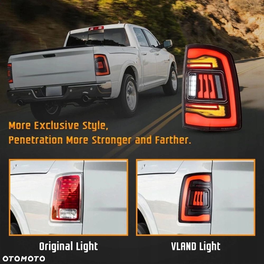 Lampy tyl kpl Full Led Neon Diody Tuning Dodge Ram IV 4 08-24 1500 Classic - 9