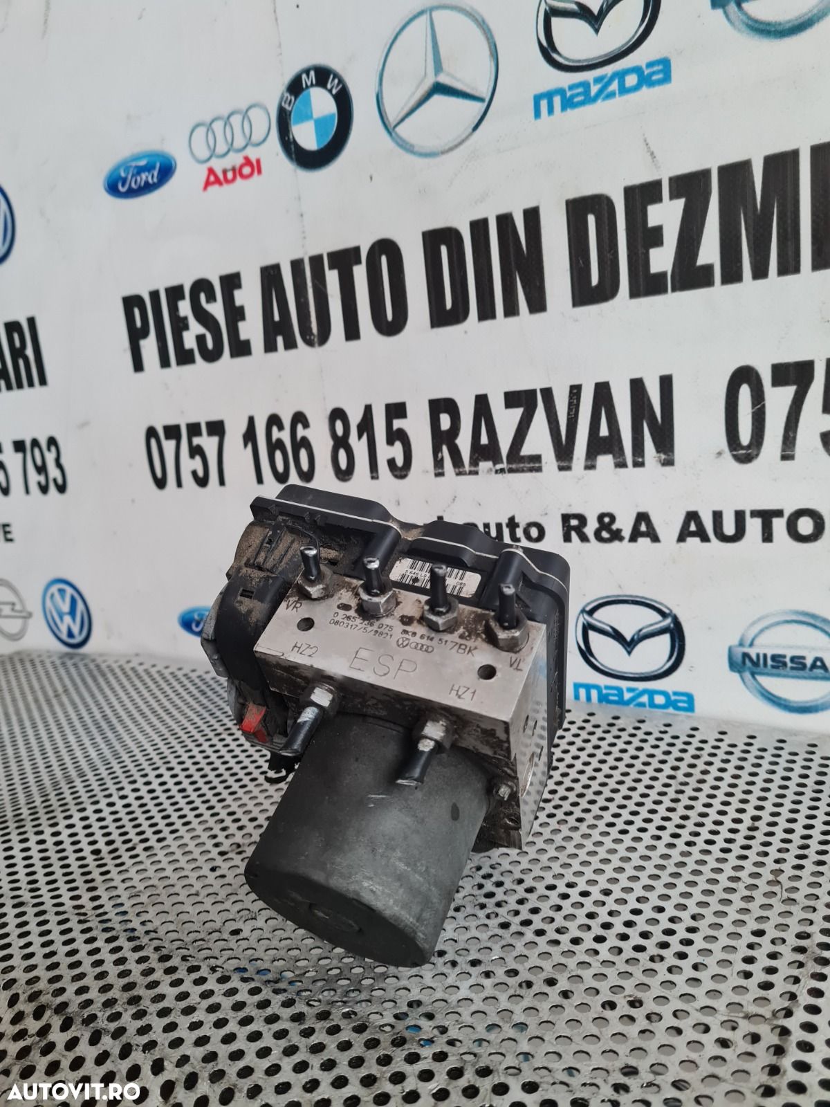 Modul Pompa Unitate ABS Audi A4 B8 A5 8T Volan Stanga An 2008-2009-2010-2011-2012 Cod 8K0907379T 8067L0316 - Dezmembrari Arad - 1