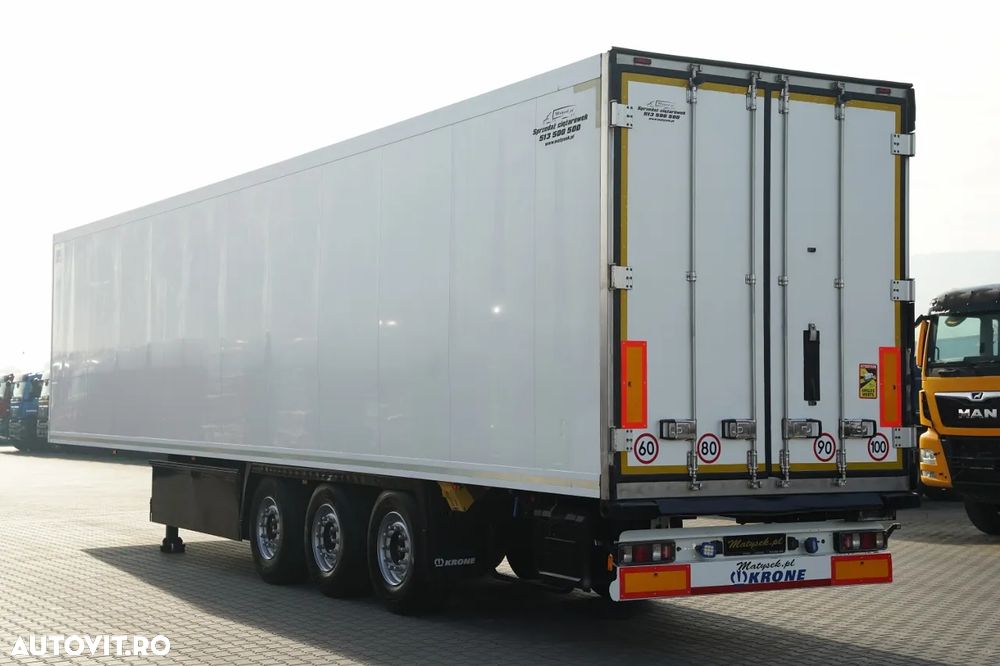 Krone AUTOCĂMINTE FRIGORIFER / THERMO KING SLXe 300 / AXĂ RIDICATĂ / SAF / COȘ PENTRU PALEȚI - 8