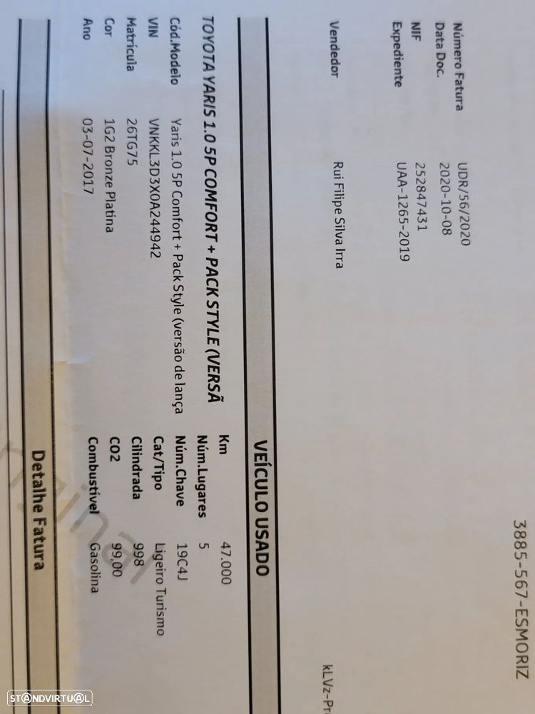 Toyota Yaris 1.0 VVT-i Comfort+P.Style - 29