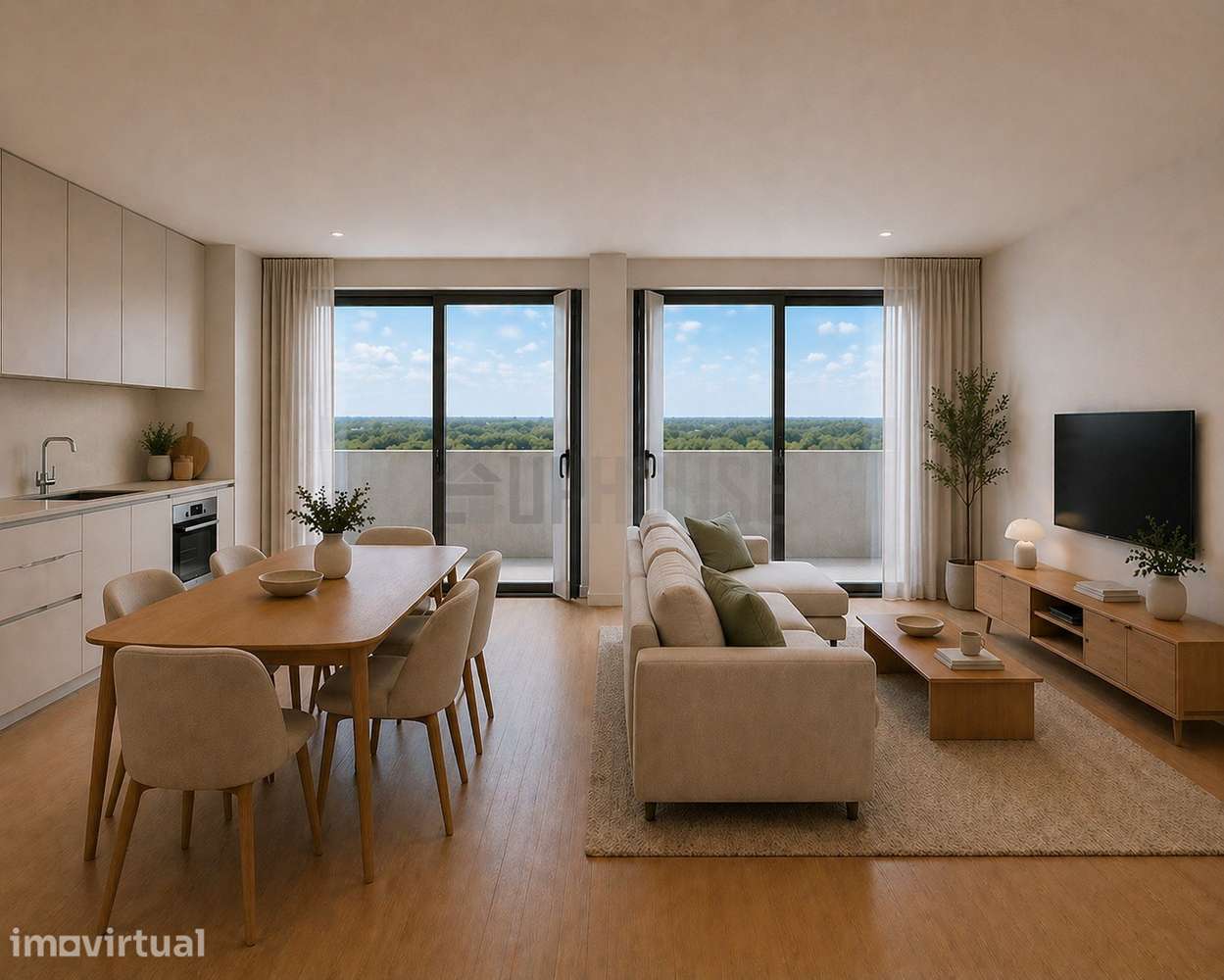 Apartamento T3 Moderno Junto ao Centro de Tondela - Grande imagem: 3/8