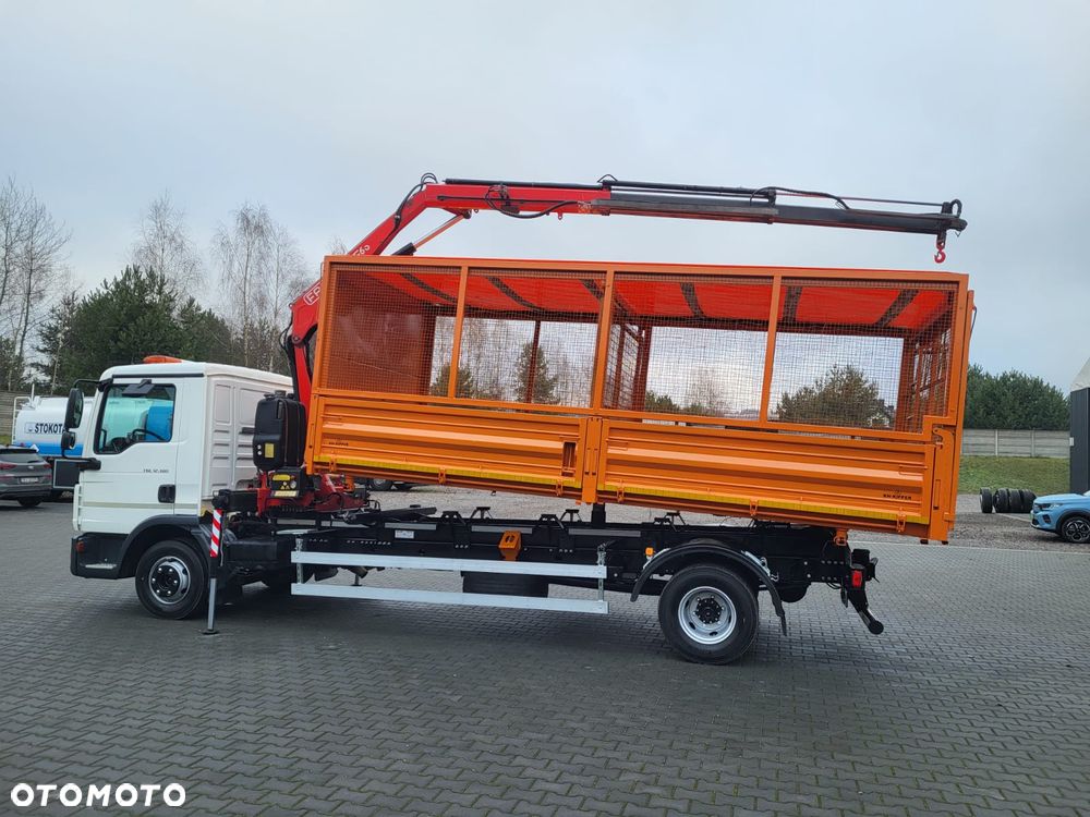 MAN TGL 12.180 Wywrotka 3 Stronna + HDS Komunalny Krajowy - 5