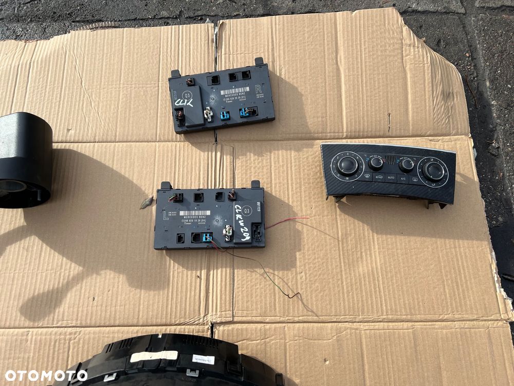 Mercedes clk w209 licznik taśma zwijak manetka panel klimatyzacji moduł drzwi - 3
