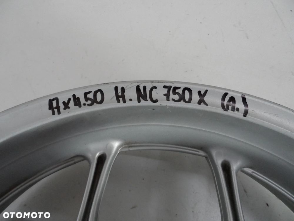 HONDA NC750X felga koło tył tarcza hamulcowa - 2