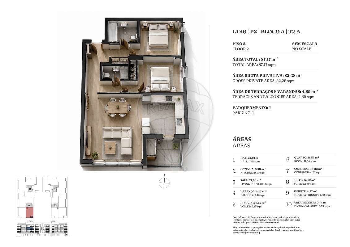 Apartamento T2 para venda - Grande imagem: 5/6