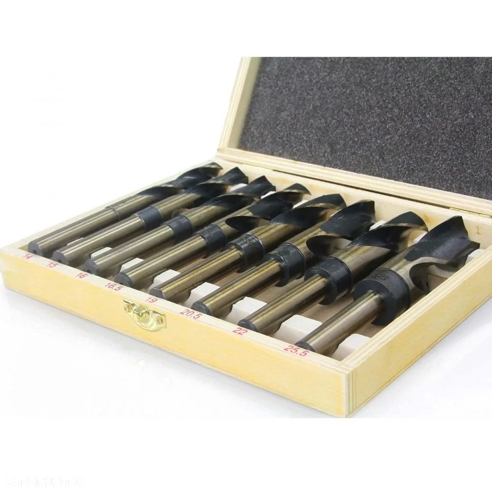 Zestaw wierteł do metalu Mar-pol 30611 8 sztuk - 12