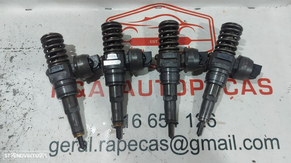 Conjunto 4 injetores BA PD 1.9 TDi Bosch VW Volkswagen Audi Seat Skoda 0414720215 Original - 2