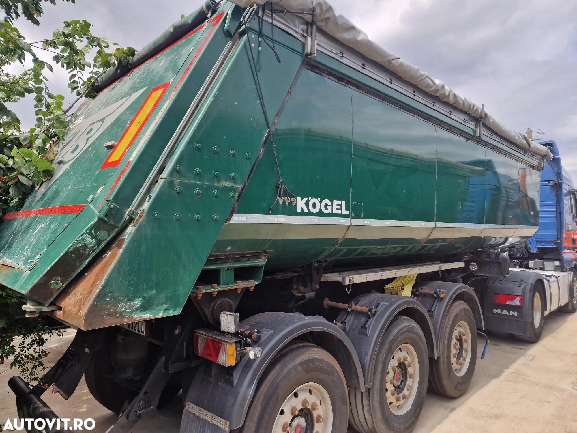 Kögel 28mc, 2019, TERMOIZOLANTA, masa propie 6,6t, axe SAF, jante ALUMINIU, Axa LIFTABILA, prelata, scena vizitare, picioare sprijin, anvelolope 80% ok, posibilitate leasing, STARE FOARTE BUNA-PROMOTIE 19.900 EUR+Tva - 1