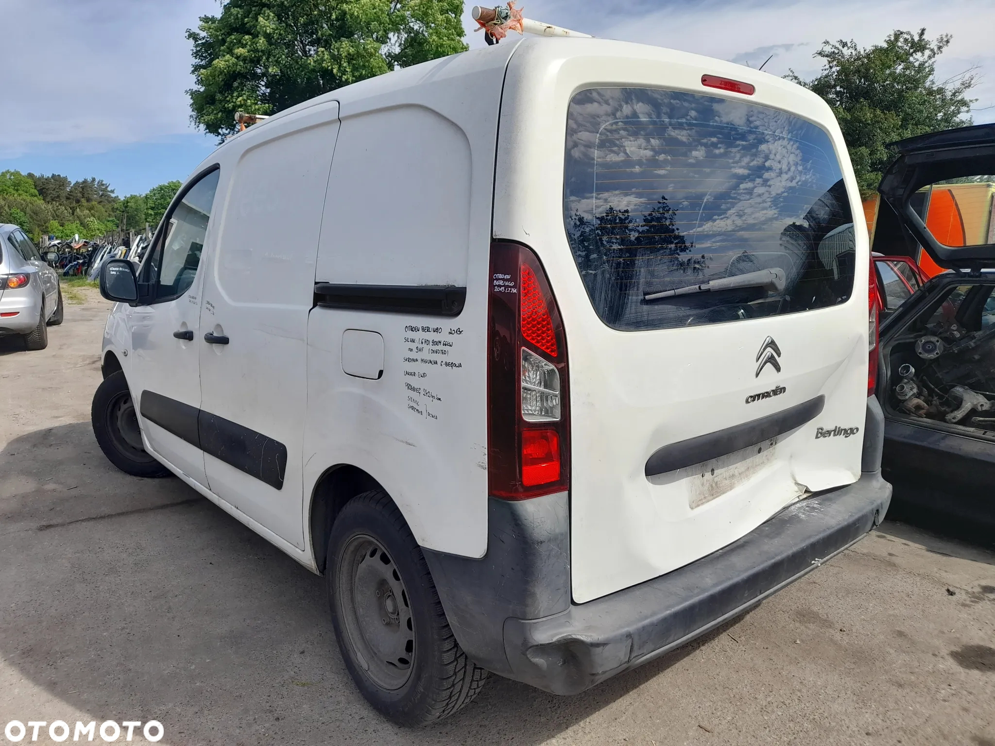CITROEN BERLINGO II MASKA POKRYWA SILNIKA EWPA - 11