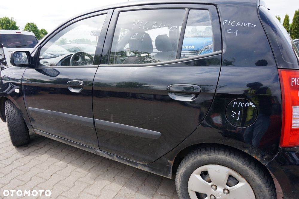 DRZWI TYLNE LEWE PICANTO I Z1  CZARNY KIA 2003-2007 - 4