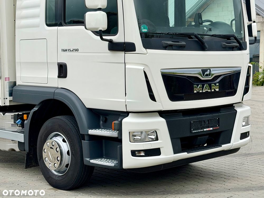 MAN TGM 15.290 / FIRANKA / WINDA / 18 EUROPALET / EURO 6 / DWA ŁÓŻKA / 8 120 KG ŁADOWNOŚCI / 2018 ROK / SPROWADZONY - 12