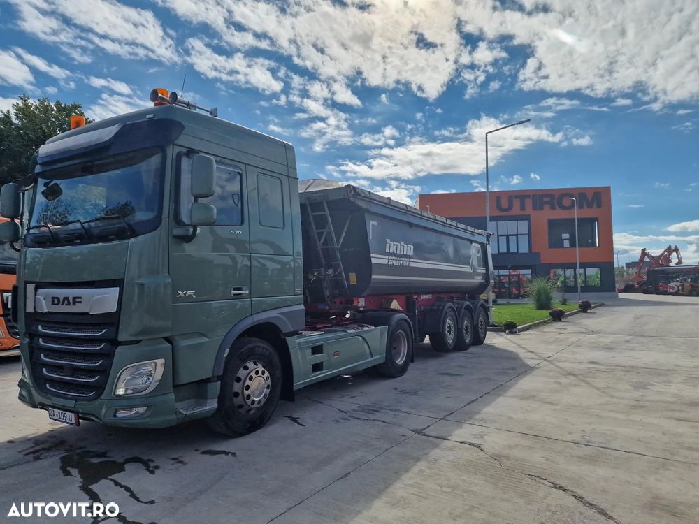 DAF XF 530, KIT BASCULARE, Cutie AUTOMATA+INTARDER 6 trepte, fuste sasiu, 530 CP Euro 6, jante ALUMINIU, Anv 315/80R22,5 70% ok, FRIGIDER, 2 paturi, girofaruri, parasolar, posibilietate leasing 3 ani, PROMOTIE 22.900 EUR+Tva - 39