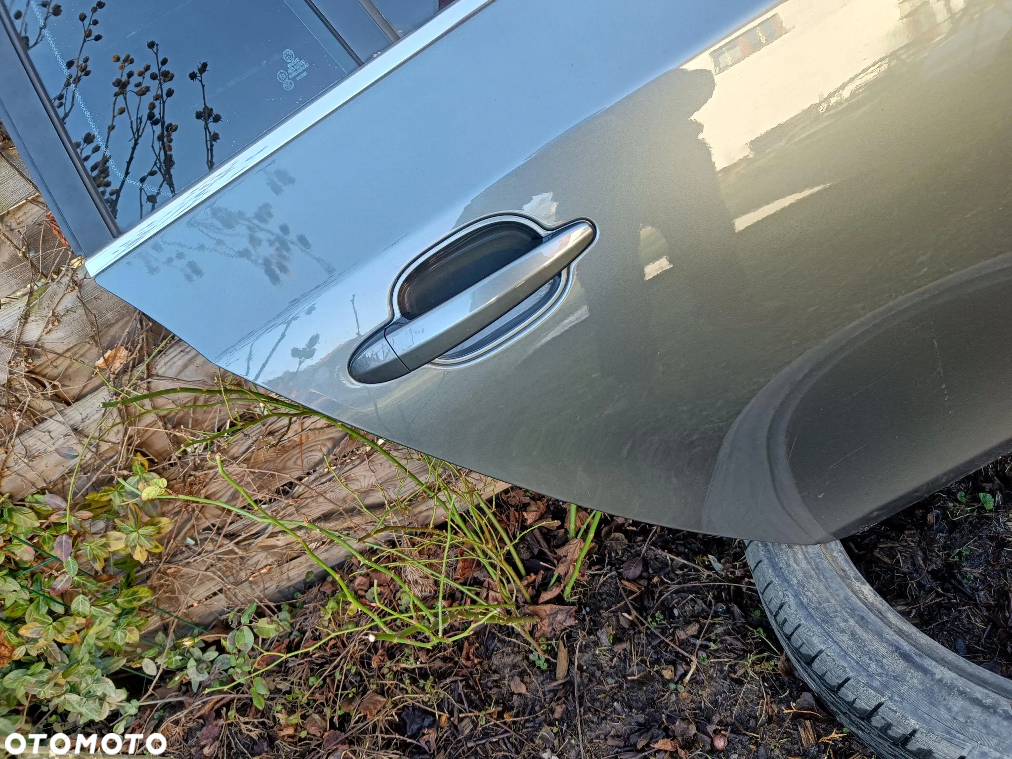 BMW E60 E61 KOMBI DRZWI PRAWE TYLNE TYŁ TITANGRAU II METALLIC W KOLOR - 2