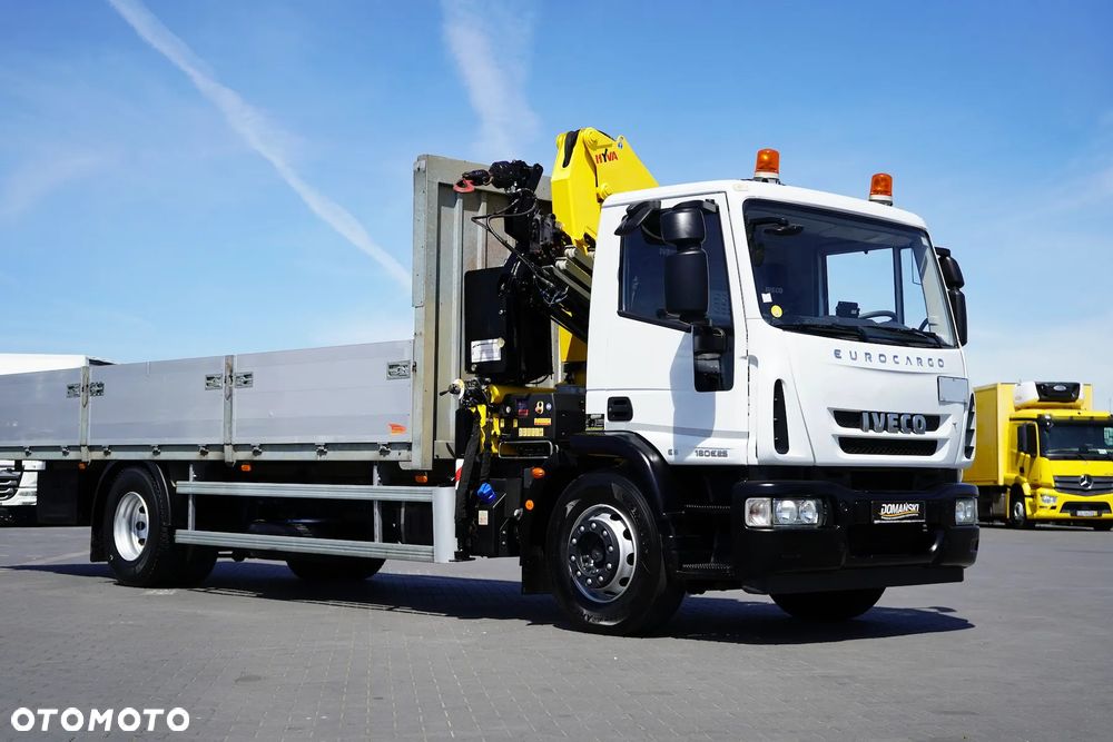 Iveco EUROCARGO / 180E25 / SKRZYNIOWY + HDS / HYVA HB 150 X / ROTATOR / WIDŁY / PILOT - 32