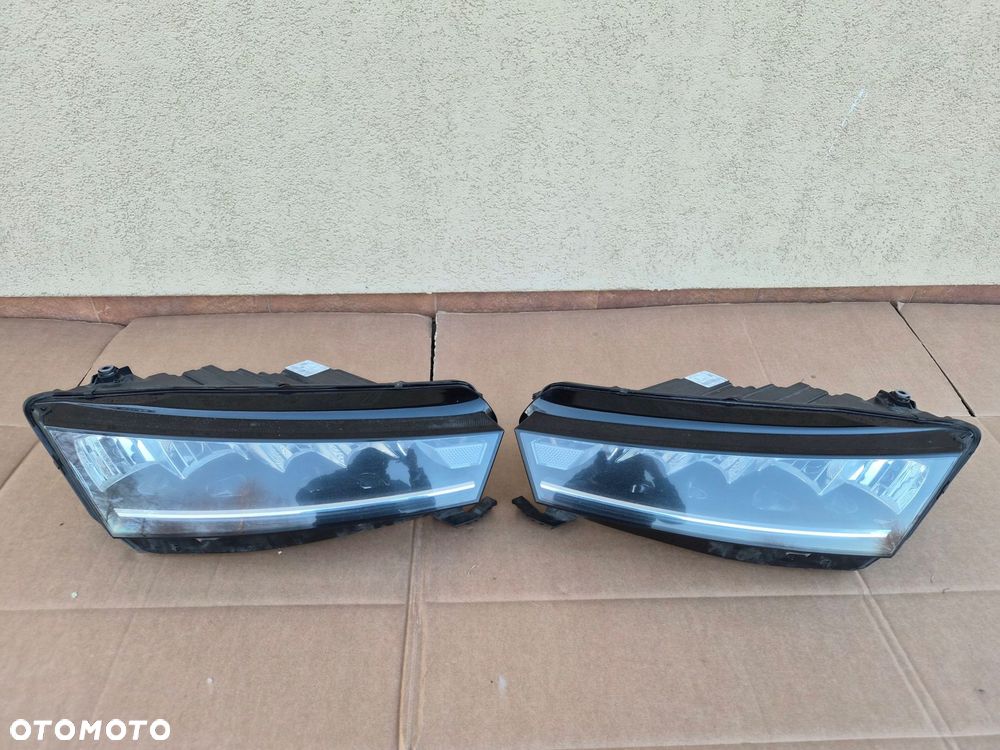 lampa przednia lewa prawa skoda octavia iv full led oryginał - 1