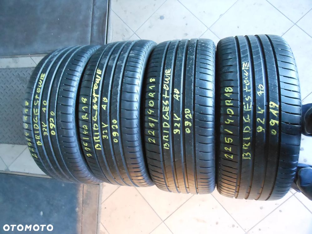 Opony 225/40r18 bridgestone turanza t005 6mm lato komplet
