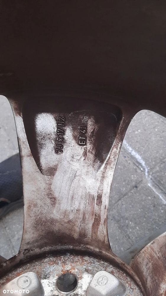 4× Felga aluminiowa Skoda OE RAPID ROOMSTER 7.0" x 17" 5x100 ET 41 5j7601025b - 6