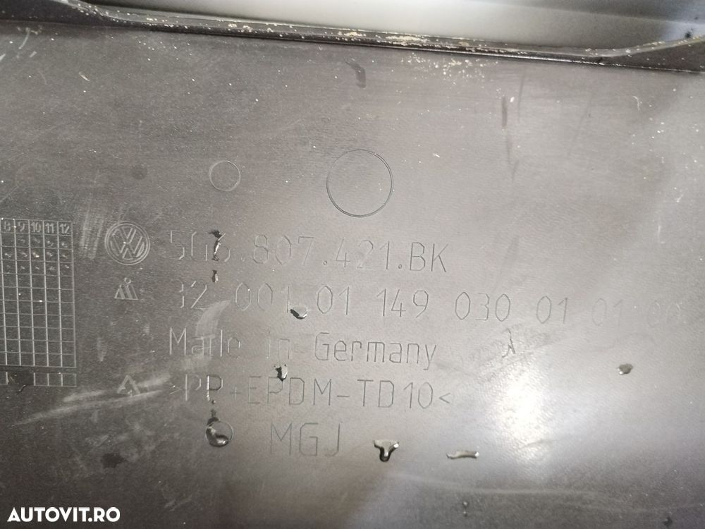 Bara spate VW Golf 7, R-Line, facelift, cod de origine OE 5G6807421BK, 2017, 2018, 2019, 2020 . - 11