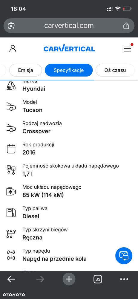 Hyundai Tucson blue 1.7 CRDi 2WD Passion - 36