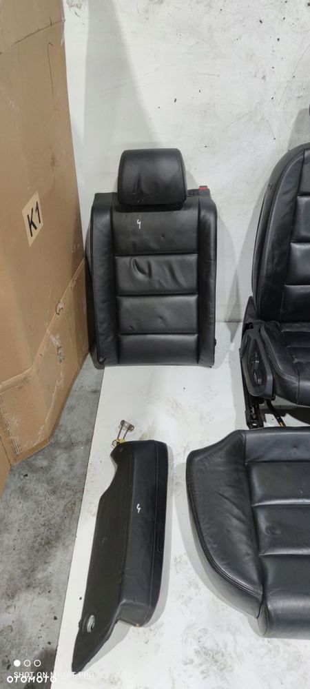 FOTEL FOTELE KOMPLET AUDI A6 C6 SKÓRA FULL *4* - 6