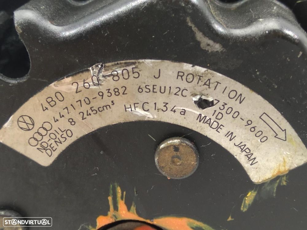 COMPRESSOR AR CONDICIONADO AUDI A4 AVANT 2004 -4472208812 - 5