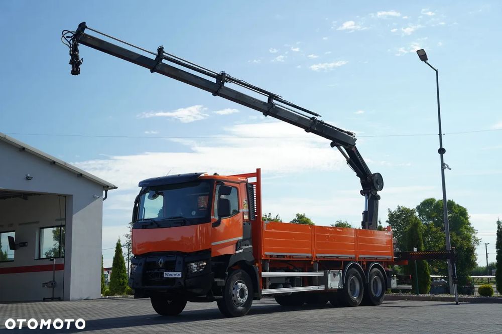 Renault C 430 / 6x4 / SKRZYNIOWY 6,8 M + HDS HIAB 188 ES-4 / WYSÓW 12,5 M / STEROWANIE RADIOWE  / ROTATOR - 2