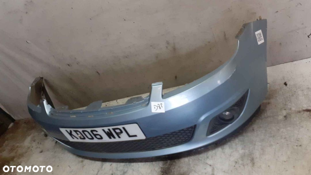 ! ZDERZAK PRZÓD PRZEDNI DO FORD FIESTA VI MK6 LIFT FL J4 BŁĘKITNY HALOGENY - 3