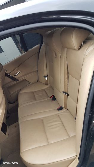 Fotele wnętrze skóra beżowe BMW E60 pojedyńcze elementy - 4