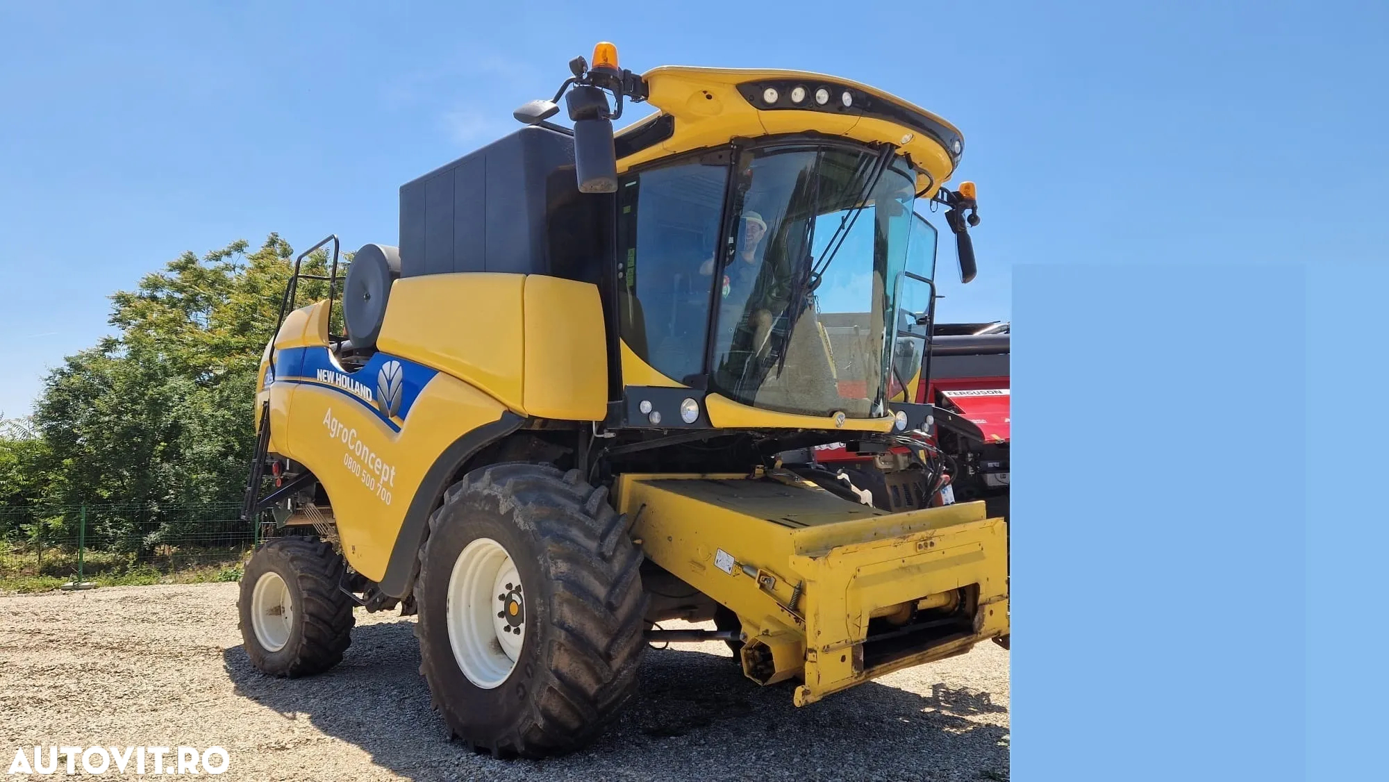 New Holland CX5.80 STAGE 5 ECHIPATA CU CANTAR SI SENZOR UMIDITATE - 2