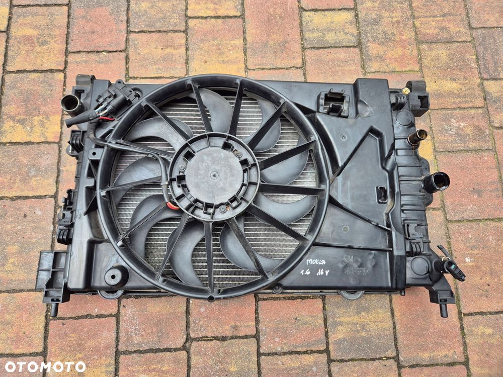 chlodnice komplet chlodnic wentylator opel mokka 1.6 16v - 1