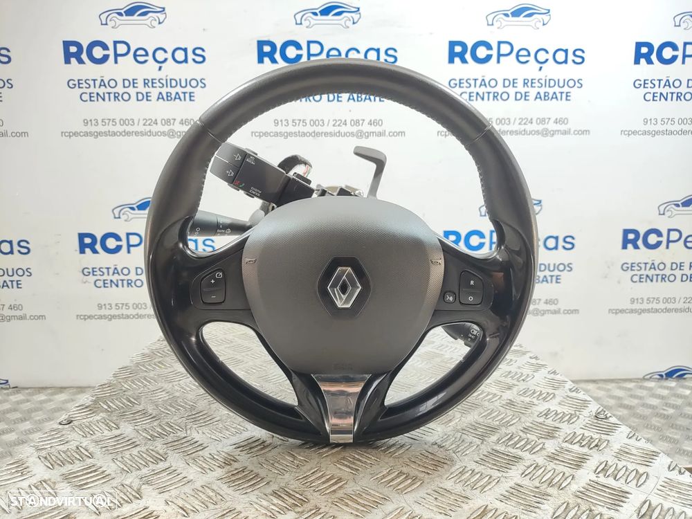 Volante Completo em Pele Multifunções Renault Clio IV 4 Mk4