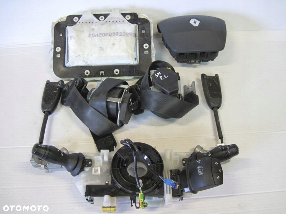 PODUSZKA KIEROWCA PASAŻER PASY TAŚMA SCENIC III - 1