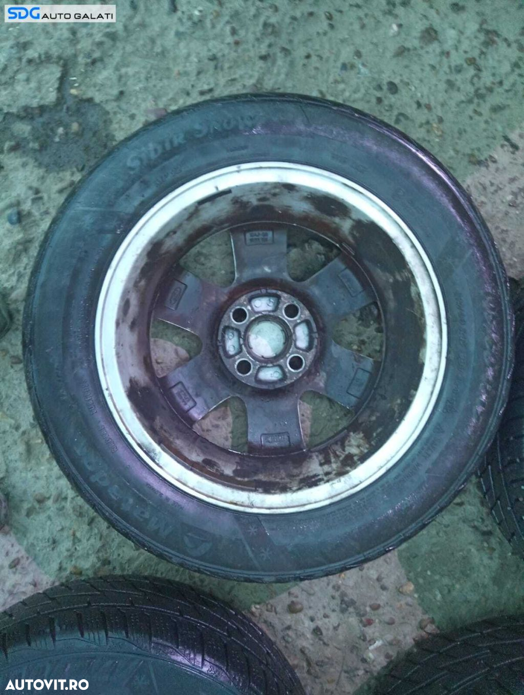 Set 4 Roti Jante Aliaj FARA Cauciucuri 6Jx15H2 ET52.5 195 60 R15 Anvelope Iarna Ford Fusion 2002 - 2012 Cod 1S4J-BA [M7216] - 10