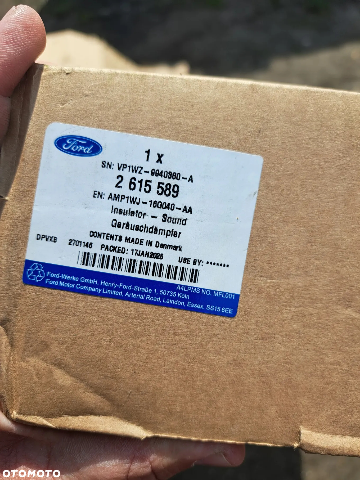 Przegroda przestrzeni bagażowej Ford Ranger Raptor 2615589 AMP1WJ-16G040-AA AMP1WJ16G040AA 2022-2024 - 9