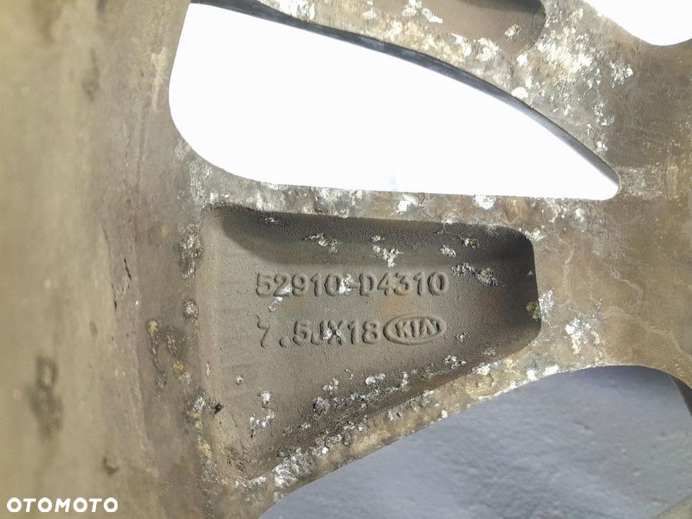 KIA OPTIMA FELGA ALUMINIOWA 7,5JX18 5X114,3 ET 52,5 52910-D4310 - 13