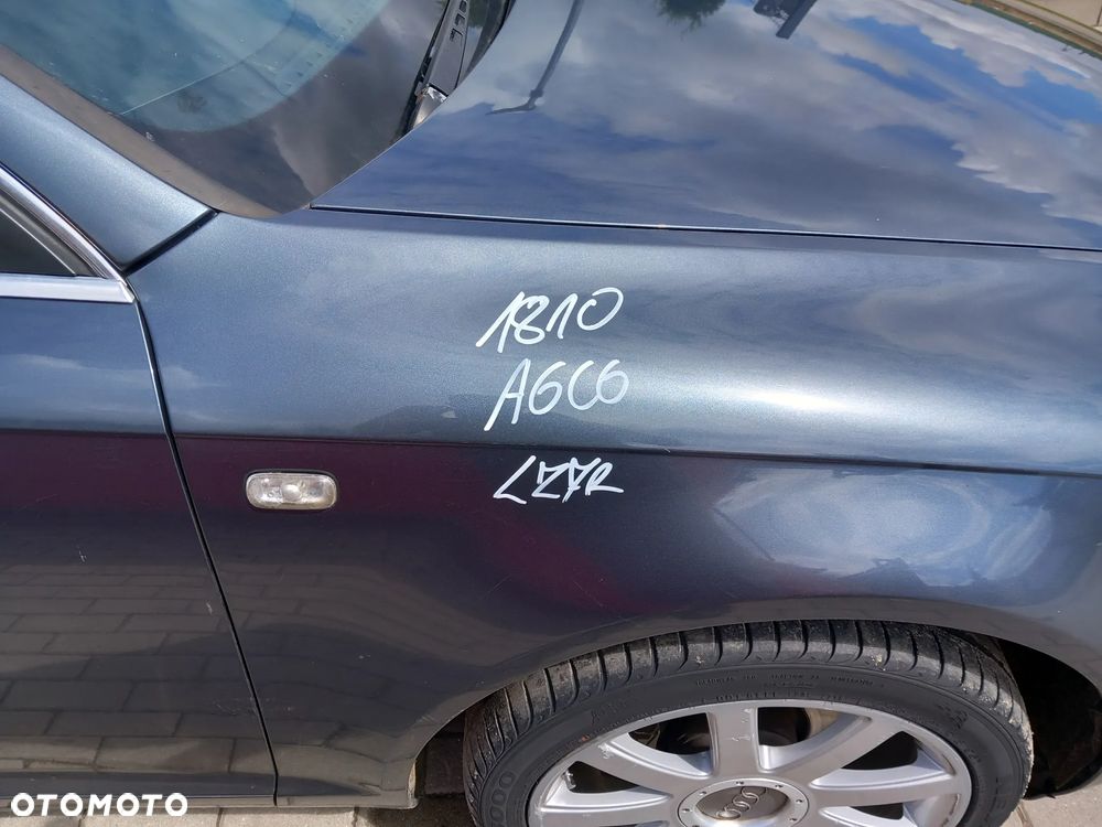 AUDI A6 C6 BŁOTNIK PRAWY PRZEDNI PRAWY PRZÓD KOLOR: LZ7R - 2