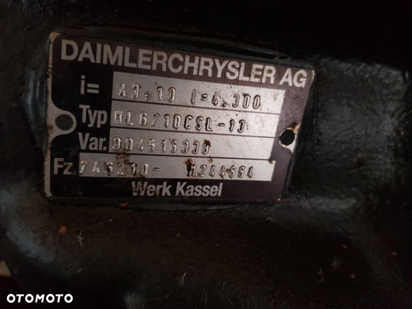 Wklad mostu Mercedes HL6 43/10 4,300 z blokadą