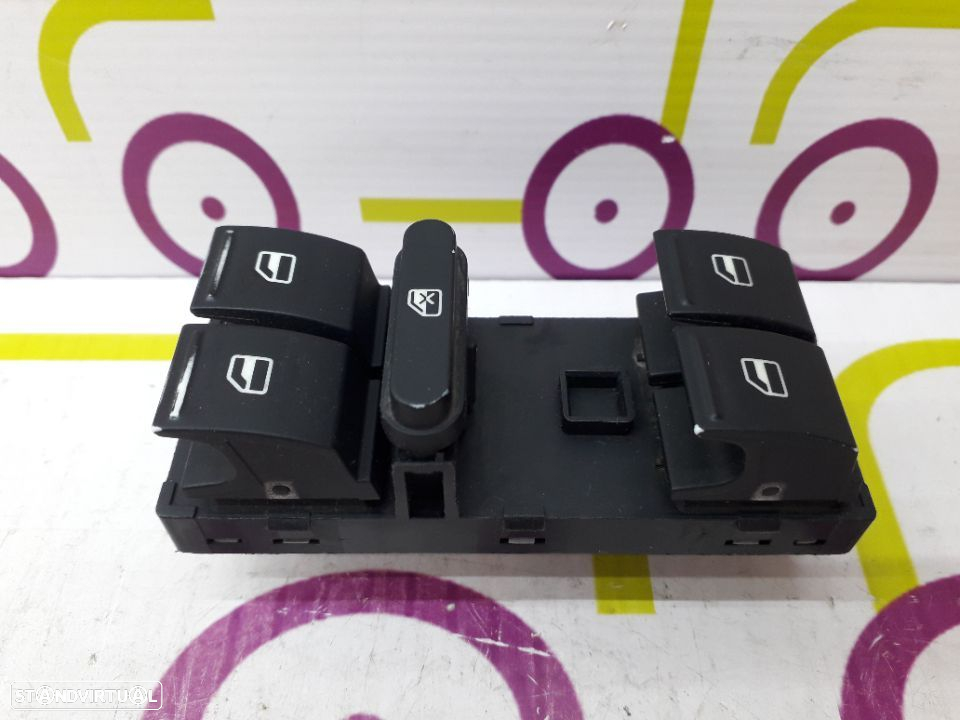 Comando de Vidros Frt / Esq Seat Altea de 2008 - Ref : 1K4959857B - NO320062 - 2