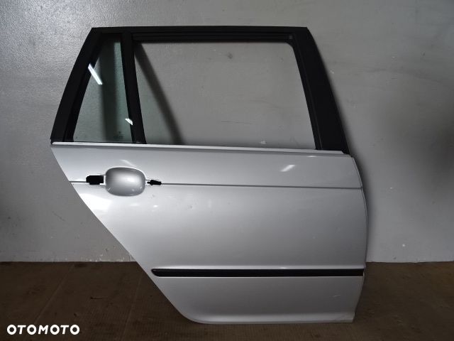 DRZWI PRAWY TYŁ PRAWE TYLNE BMW E46 KOMBI LAK:TITANSILBER METALLIC 354/7 NR1201 - 1