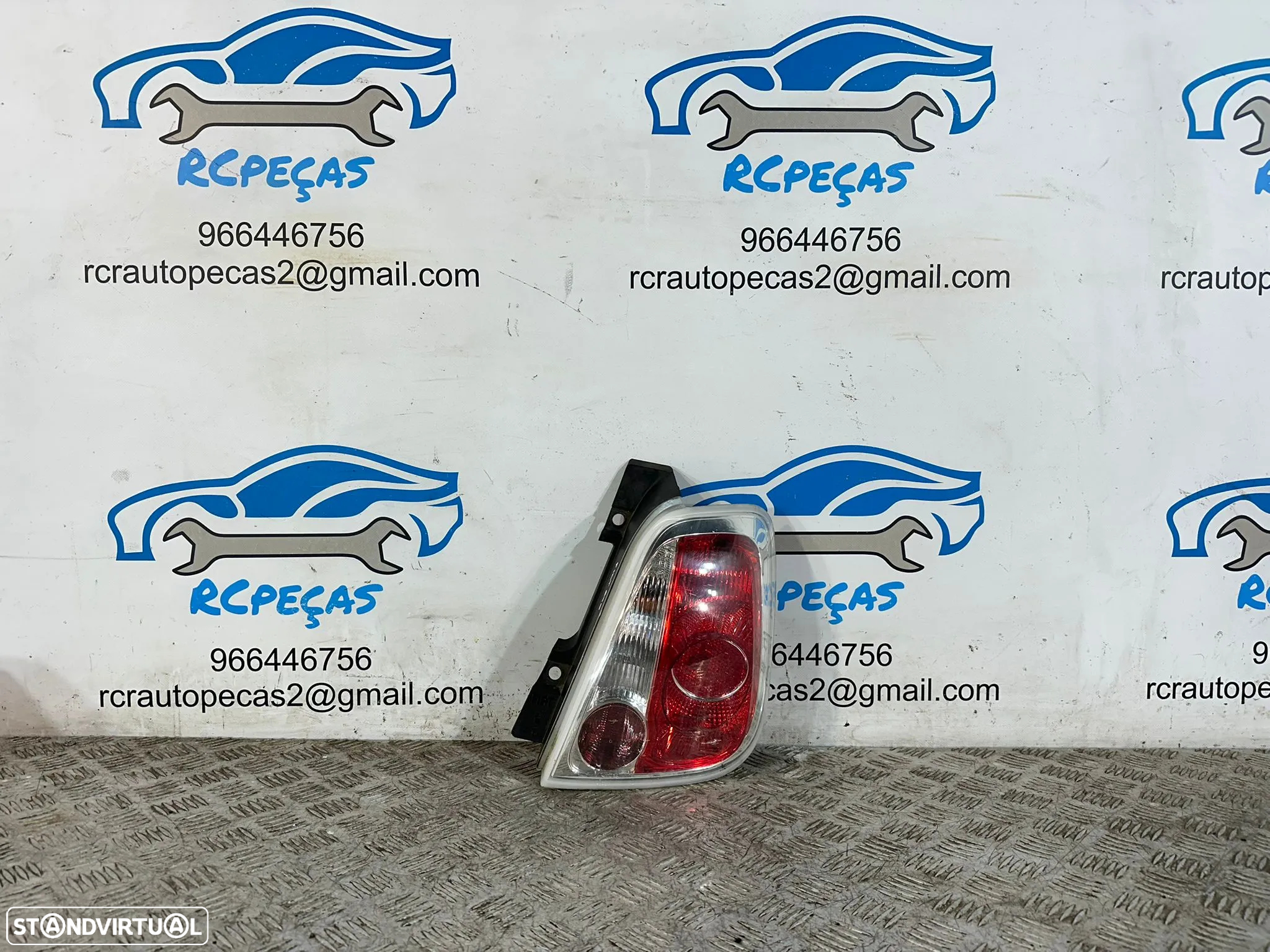 .Farolins Tras Traseiros Esquerdo Direto Originais Fiat 500 312 2007 - Presente - 12