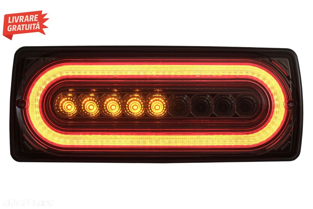 Stopuri Full LED Mercedes W463 G-Class (1989-2017) Semnal Secvential Dinamic Fumur- livrare gratuita - 4
