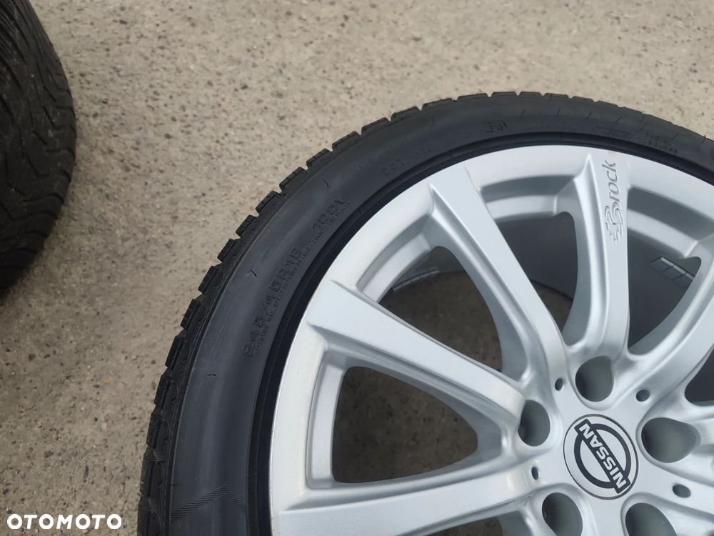 5x114,3 Felgi Aluminiowe Alufelgi 9j 8j 18 Koła Zimowe Zima 5x114 Nissan 350Z 370Z Skyline 7,5-6mm Legnica ALU-RAD 225/50 245/45 - 34