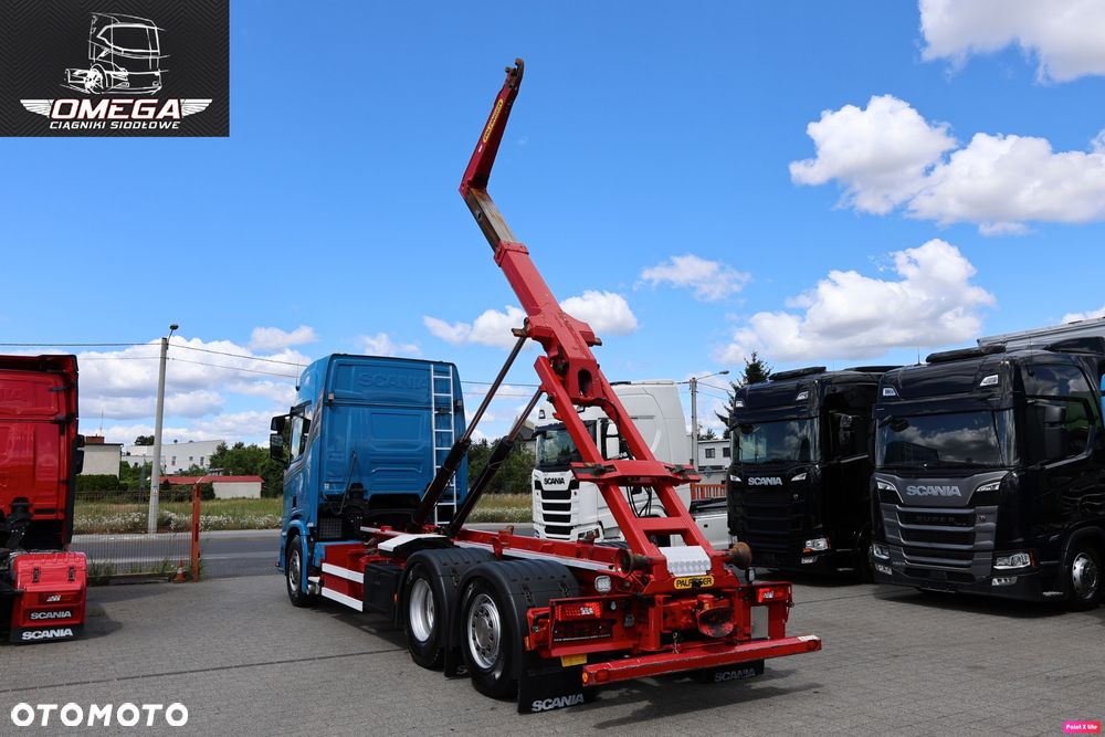 Scania R 450 Hakowiec // Oś skrętna // PALFINGER // Klima postojowa / - 36
