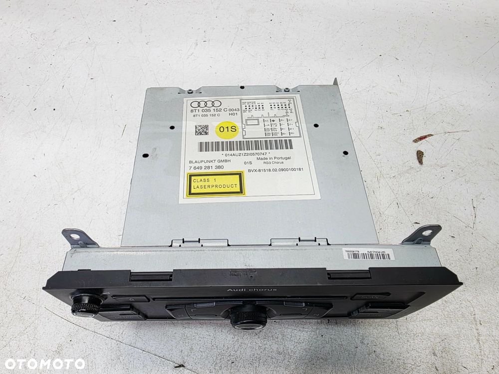 RADIO CD AUDI CHORUS AUDI A4 B8 A5 8T Q5 8R 8T1035152C - 5